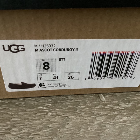 UGG Ascot Corduroy II Driver (Men), size 8 main image 12